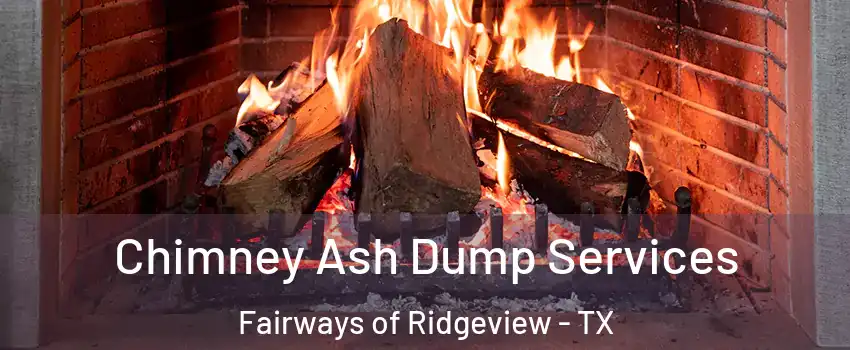 Chimney Ash Dump Services Fairways of Ridgeview - TX