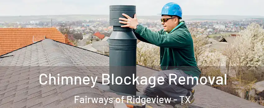 Chimney Blockage Removal Fairways of Ridgeview - TX