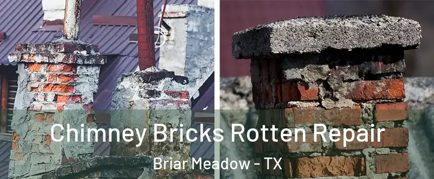 Chimney Bricks Rotten Repair Briar Meadow - TX