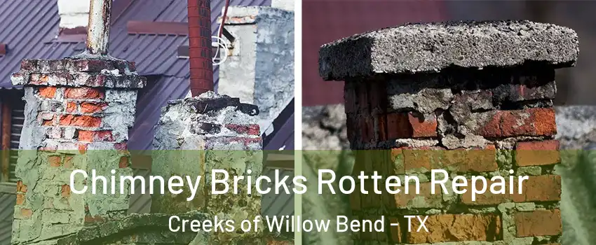 Chimney Bricks Rotten Repair Creeks of Willow Bend - TX