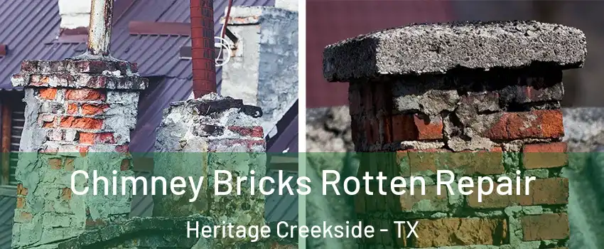 Chimney Bricks Rotten Repair Heritage Creekside - TX