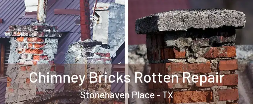 Chimney Bricks Rotten Repair Stonehaven Place - TX