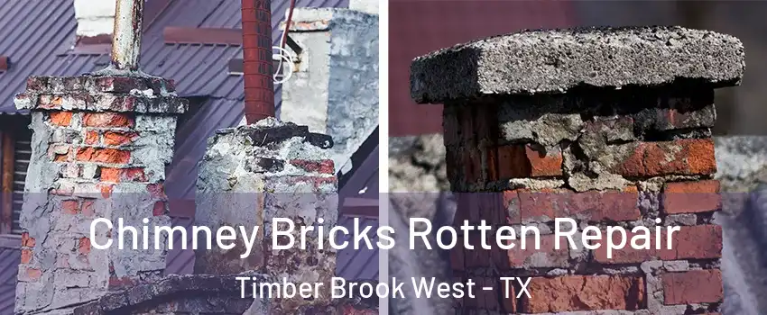 Chimney Bricks Rotten Repair Timber Brook West - TX