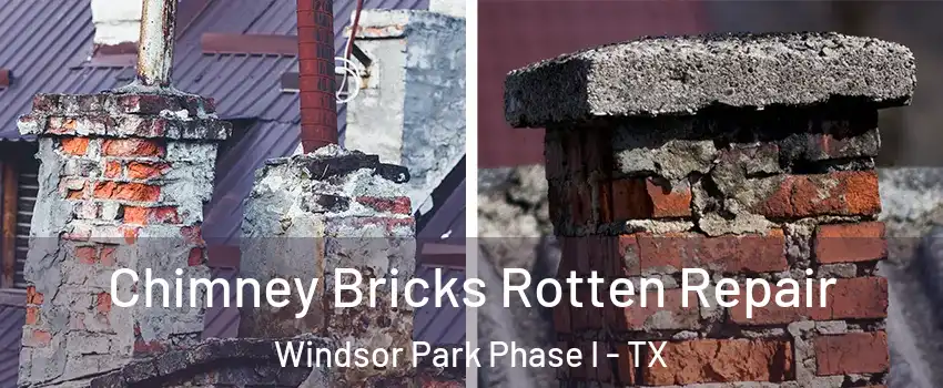Chimney Bricks Rotten Repair Windsor Park Phase I - TX