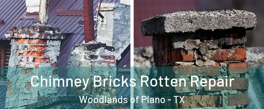 Chimney Bricks Rotten Repair Woodlands of Plano - TX