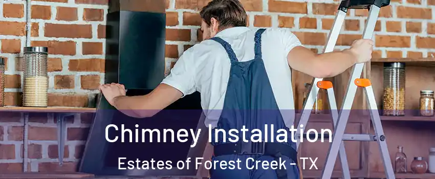 Chimney Installation Estates of Forest Creek - TX