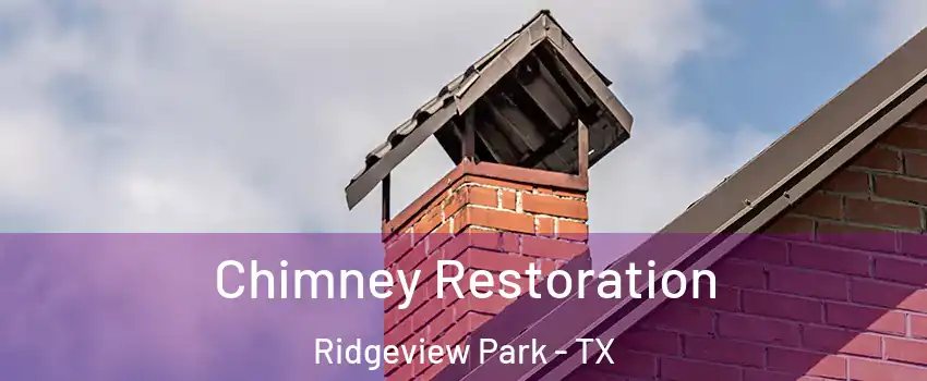 Chimney Restoration Ridgeview Park - TX