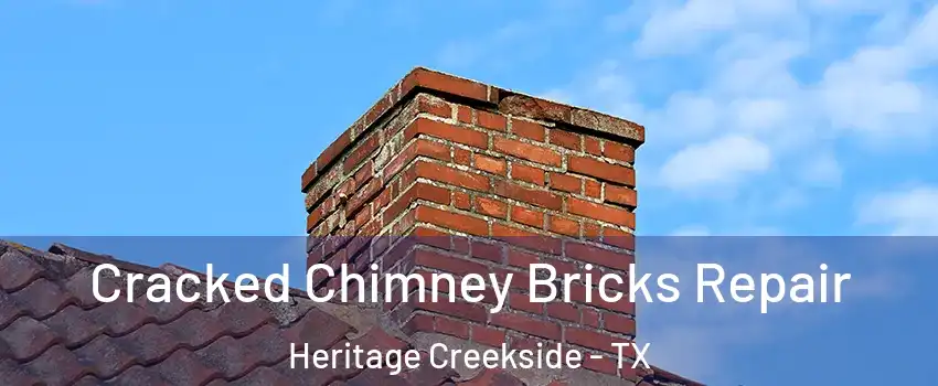 Cracked Chimney Bricks Repair Heritage Creekside - TX