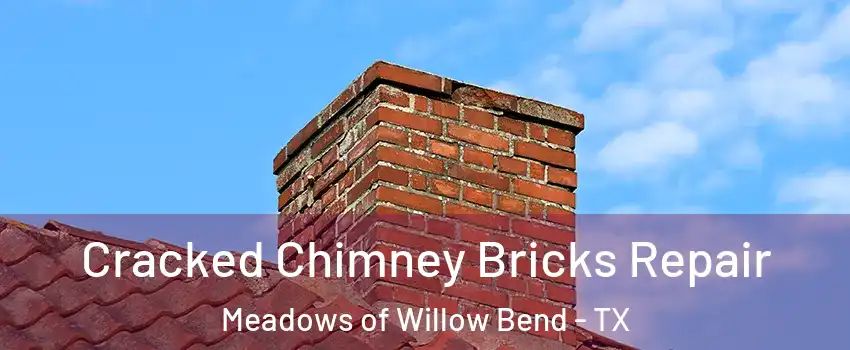 Cracked Chimney Bricks Repair Meadows of Willow Bend - TX