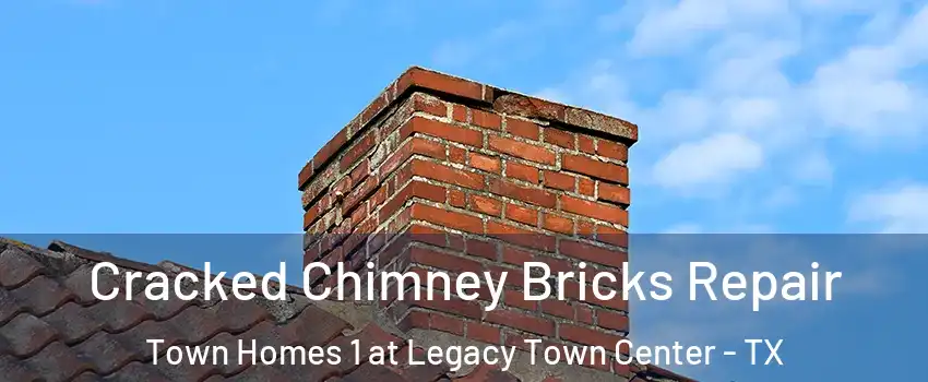 Cracked Chimney Bricks Repair Town Homes 1 at Legacy Town Center - TX