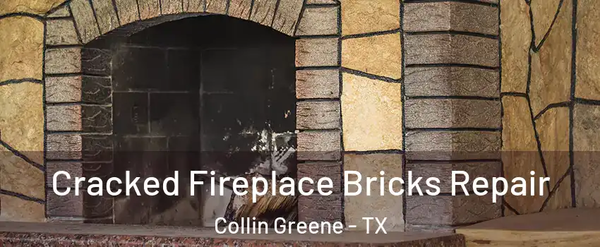 Cracked Fireplace Bricks Repair Collin Greene - TX