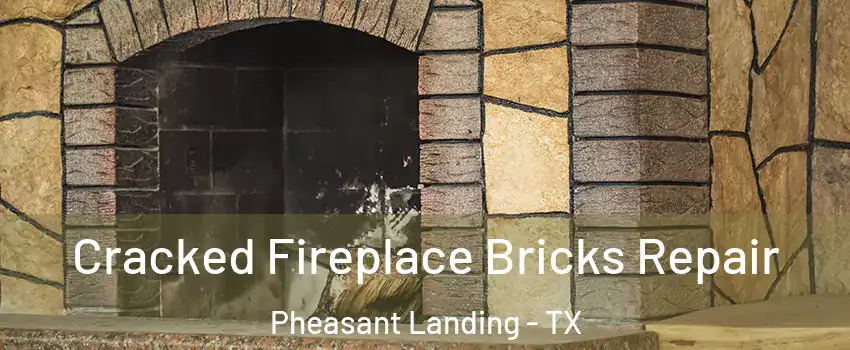 Cracked Fireplace Bricks Repair Pheasant Landing - TX