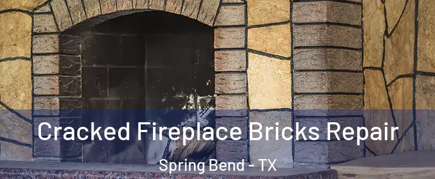 Cracked Fireplace Bricks Repair Spring Bend - TX