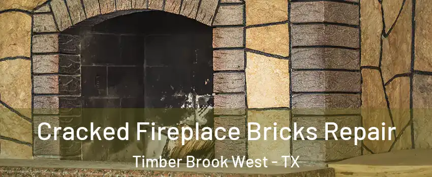 Cracked Fireplace Bricks Repair Timber Brook West - TX