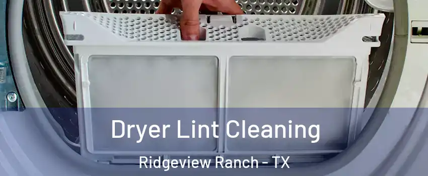 Dryer Lint Cleaning Ridgeview Ranch - TX