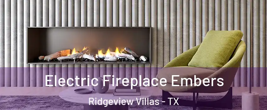 Electric Fireplace Embers Ridgeview Villas - TX