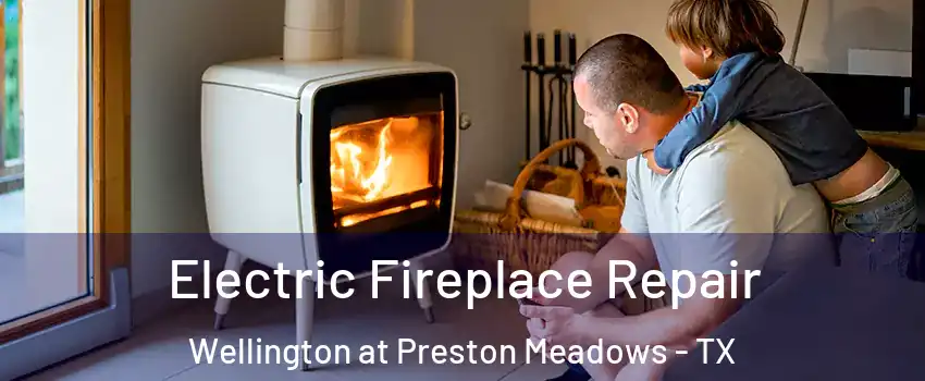 Electric Fireplace Repair Wellington at Preston Meadows - TX