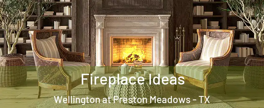 Fireplace Ideas Wellington at Preston Meadows - TX