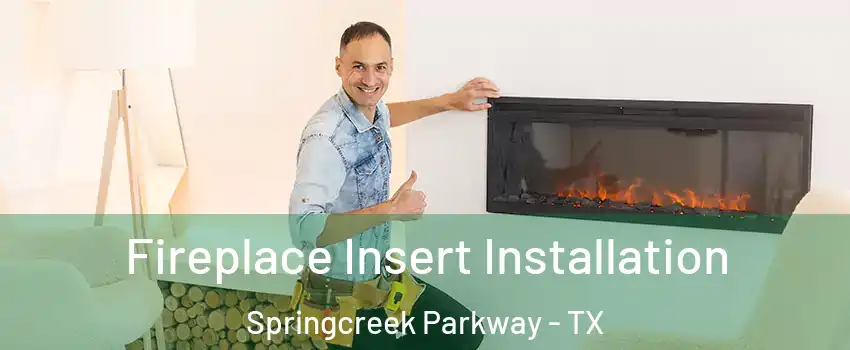 Fireplace Insert Installation Springcreek Parkway - TX