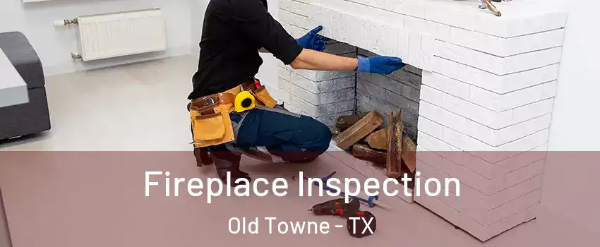 Fireplace Inspection Old Towne - TX