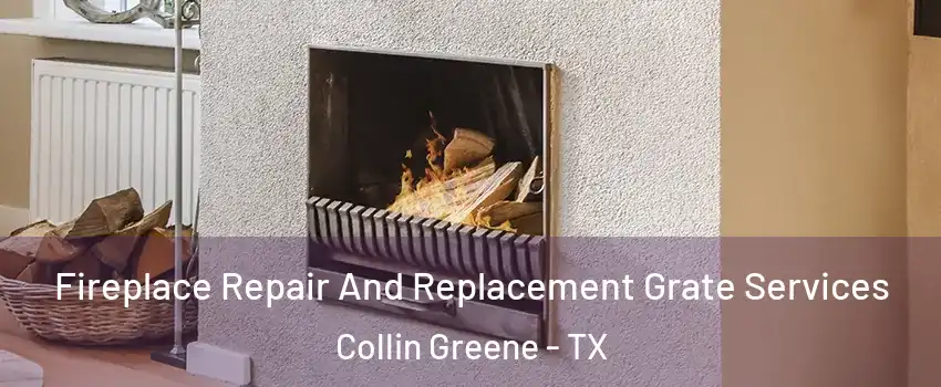 Fireplace Repair And Replacement Grate Services Collin Greene - TX