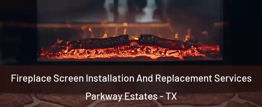 Fireplace Screen Installation And Replacement Services Parkway Estates - TX