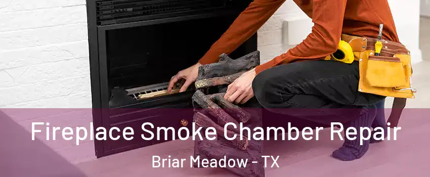 Fireplace Smoke Chamber Repair Briar Meadow - TX