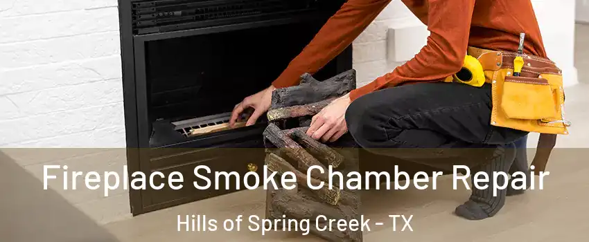 Fireplace Smoke Chamber Repair Hills of Spring Creek - TX