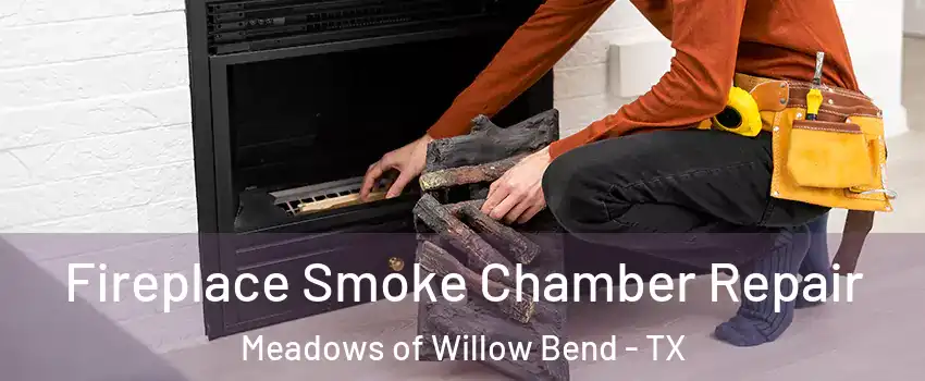 Fireplace Smoke Chamber Repair Meadows of Willow Bend - TX