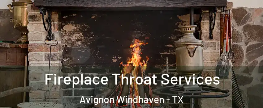 Fireplace Throat Services Avignon Windhaven - TX