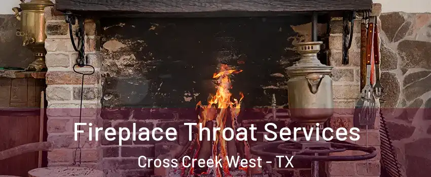 Fireplace Throat Services Cross Creek West - TX