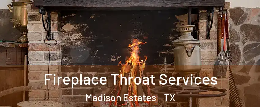 Fireplace Throat Services Madison Estates - TX