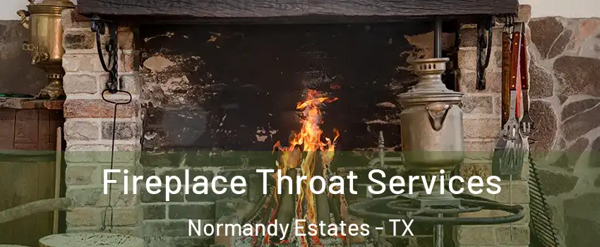 Fireplace Throat Services Normandy Estates - TX