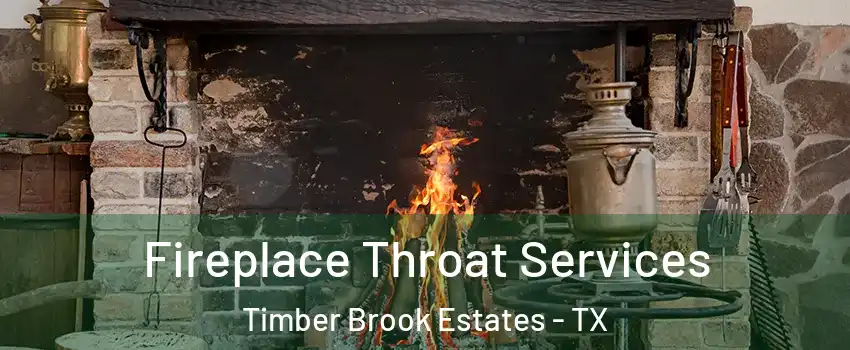 Fireplace Throat Services Timber Brook Estates - TX