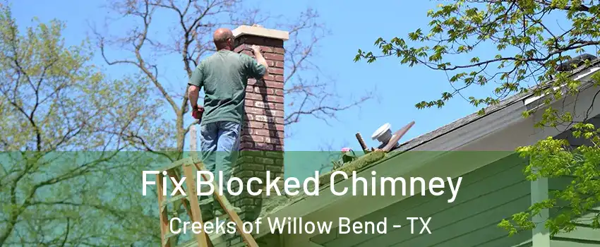 Fix Blocked Chimney Creeks of Willow Bend - TX