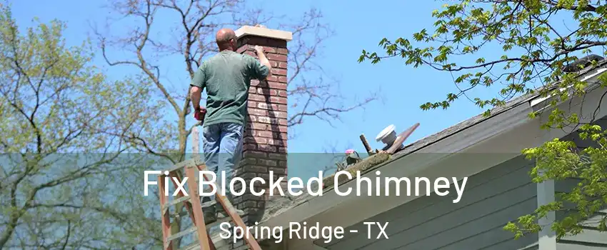 Fix Blocked Chimney Spring Ridge - TX