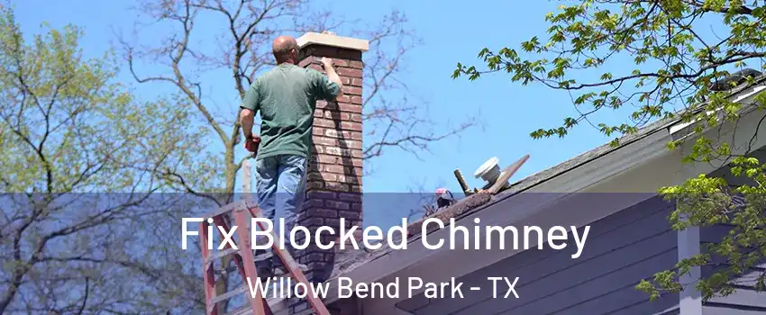 Fix Blocked Chimney Willow Bend Park - TX
