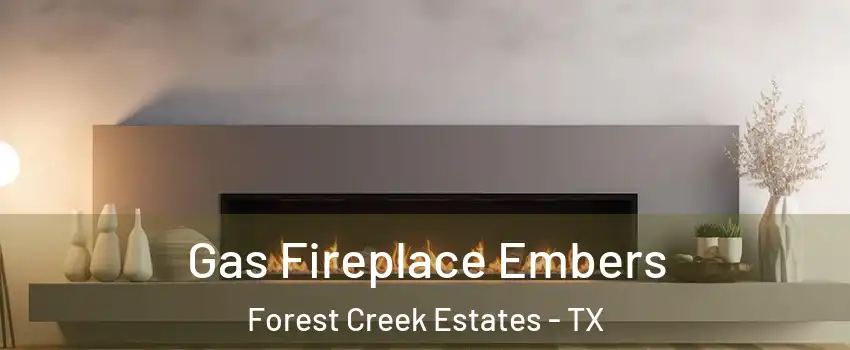 Gas Fireplace Embers Forest Creek Estates - TX