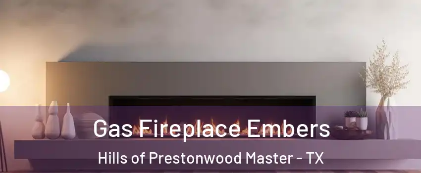 Gas Fireplace Embers Hills of Prestonwood Master - TX