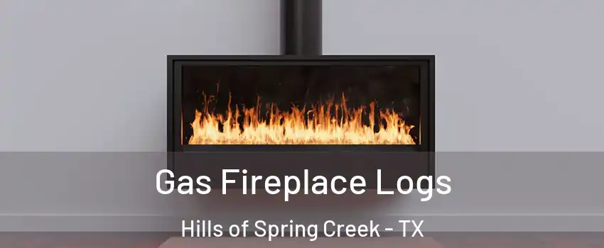 Gas Fireplace Logs Hills of Spring Creek - TX