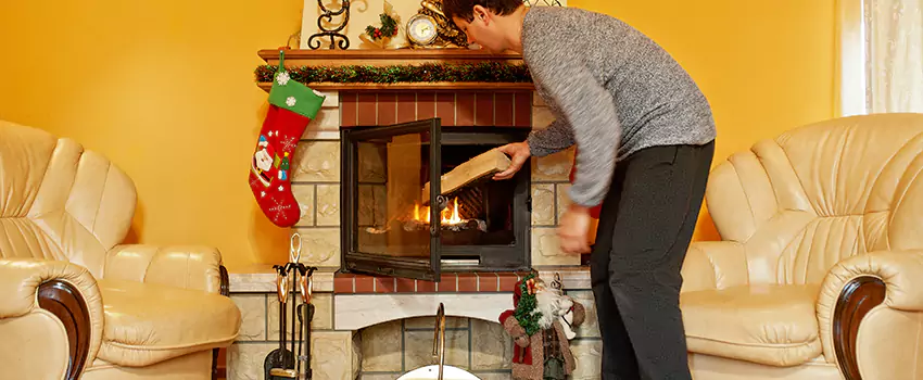 Gas to Wood-Burning Fireplace Conversion Services in Fairfield of Plano, Texas