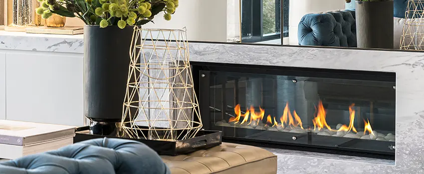 Custom Fireplace Crystals in Fairfield of Plano, Texas