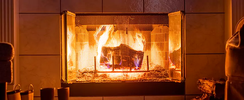 Mendota Hearth Landscape Fireplace Installation in Fairfield of Plano, Texas