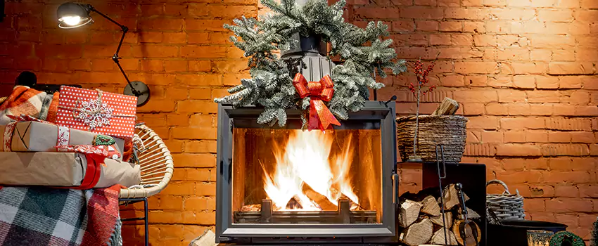 Travis Industries Linear Gas Fireplace Installation in Fairfield of Plano, Texas
