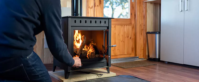 Open Hearth Wood Fireplace Installation in Fairfield of Plano, TX