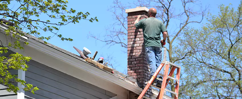 Vinyl and PVC Chimney Flashing Installation in Fairfield of Plano, TX