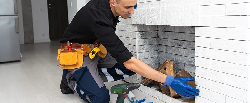 Fireplace Damaged Damper Frame Repair Services in Fairfield of Plano, Texas