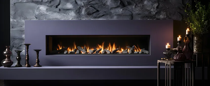 Ember Bed for Ventless Gas Fireplace in Fairfield of Plano, TX