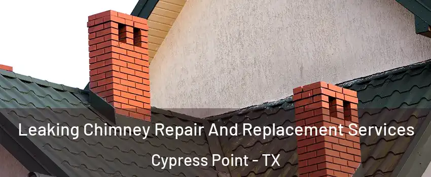 Leaking Chimney Repair And Replacement Services Cypress Point - TX