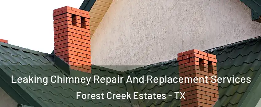 Leaking Chimney Repair And Replacement Services Forest Creek Estates - TX